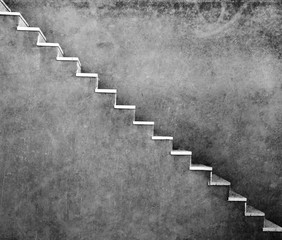 Grey wall with stairs texture background, minimalistic style for base image for posters, banners or covers, trivial design and simplicity is a trendy key for graphic arts, acid psychedelic color