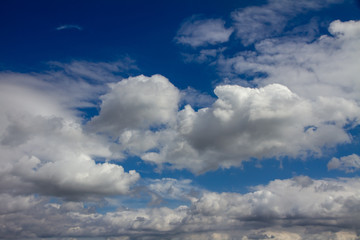 青い空と白い雲
