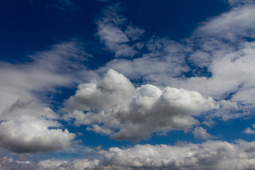 青い空と白い雲