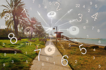 Happy numerology, destiny on figures, numbers and codes of the world