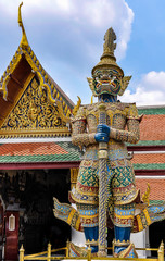Fototapeta premium Statue in Grand Palace, Bangkok, Thailand