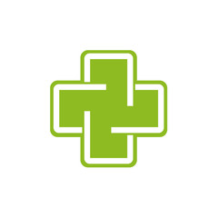 Medical and health care logo design vector template