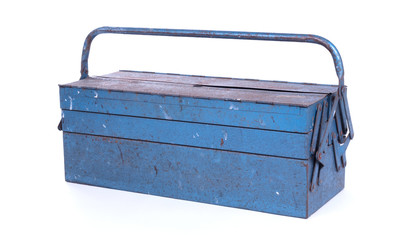 Old metal toolbox