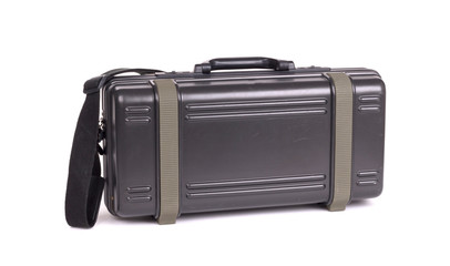 Vintage camera hardcase, isolated