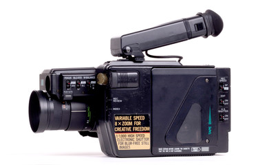 Analogue camcorder, isolated