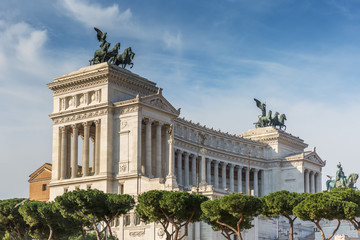 Vittorio Emanuele II Monument in Rome, Italy