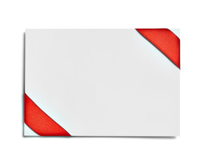 ribbon bow card note chirstmas celebration greeting