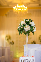 wedding ceremony, hall decoration, decorations, beautiful bouquets