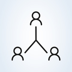 Obraz premium Share, network icon suitable for info graphics, websites and print media