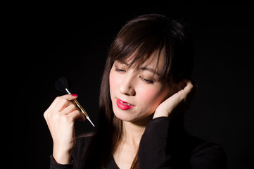 Obraz premium ダーツをする女性