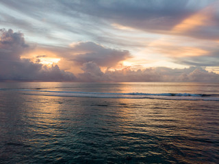 Obraz premium Mauritius Indian ocean sunset beautiful photo