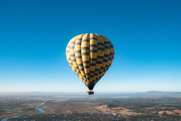 Napa Valley Hot Air Balloons on Vineyards