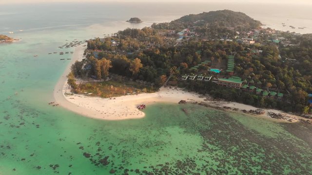 Mountain Resort locates on the little hill at sun-set beach where the best view point of Koh Lipe has