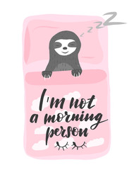 Inspirational funny lettering I'm not © selentaori