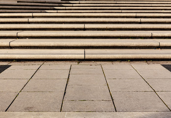 Staircase with pattern of stairs