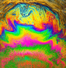 Psychedelic background. Universe of Flowers. Concept Art Design. Multicolored background. Abstract pattern.