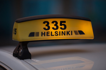 Top design of a taxi