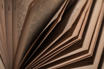 pages of an old book