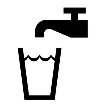 recommend clip art: 飲料水のマーク