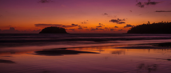 Kata Beach in Sunset, Phuket Thailand