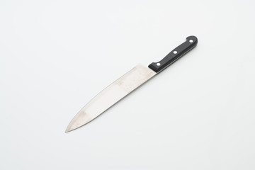 knife utensil on white background