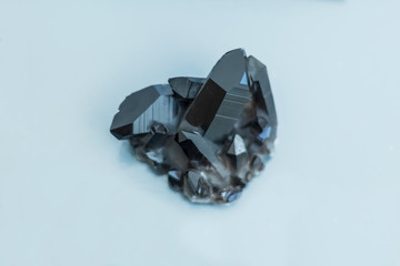 Detailed view of a mineral, brazilian dark hematite