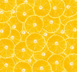 Slice orange fruit for background