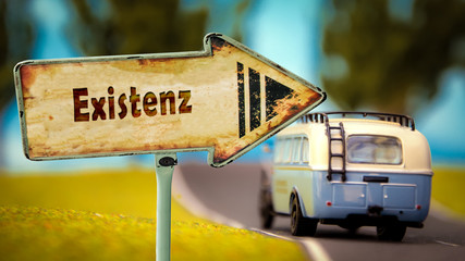 Schild 348 - Existenz