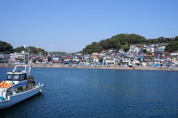 小坪漁港の風景