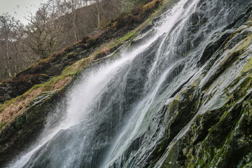 Powerscourt Waterfall, Wicklow, Ireland.
