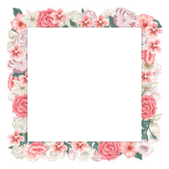 Beautiful picture of leaves and flowers for dedication