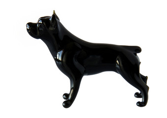 Glass figurine of the dog