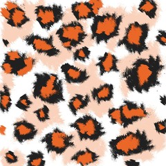 Faux leopard skin pattern