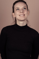 a girl is very positive