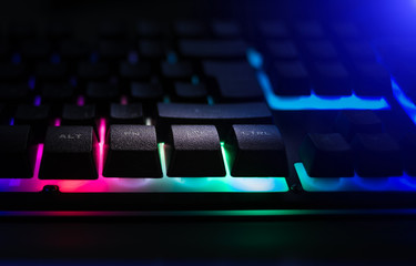 Close-Up Of Laptop Keyboard 