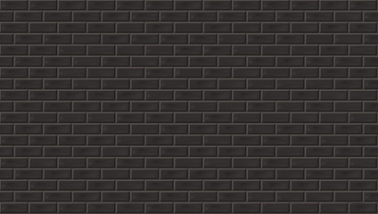 Fototapeta na wymiar Vintage Style Old Dark Brick Wall Background