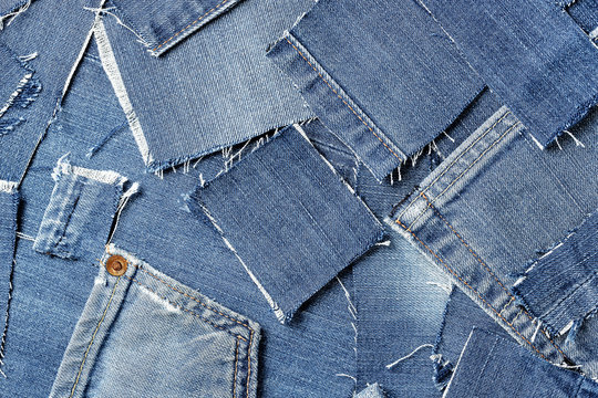 denim patches background