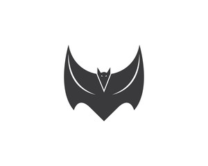 bat ilustration vector icon logo