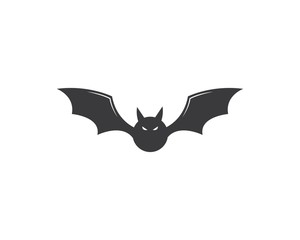 Fototapeta premium bat ilustration vector icon logo
