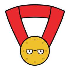 cute cartoon gold medal