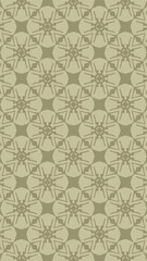 Ornate geometric pattern and abstract colored background