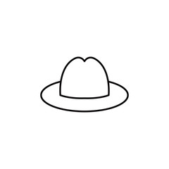 Cowboy hat line icon