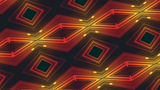 Tribal digital print in warm yellow and oranges