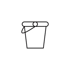 Bucket line icon