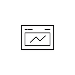 Growth chart, diagram, graph for successful 