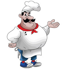 Cartoon Chef Vector illustration