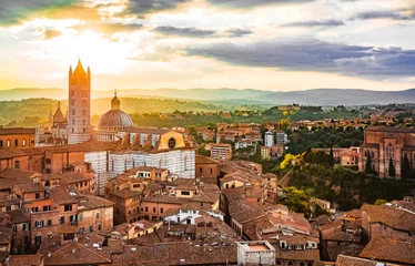 Fotobehang siena tuscany © Cmon