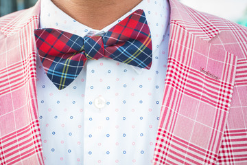 Colorful Mens Suit and Tie Combo Derby