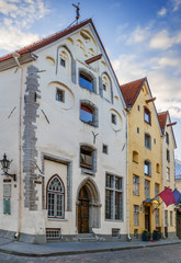 Obraz premium Street in Tallinn, Estonia