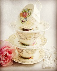 Tall tea cups
